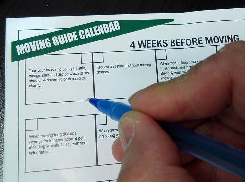 Moving Guide Calendar