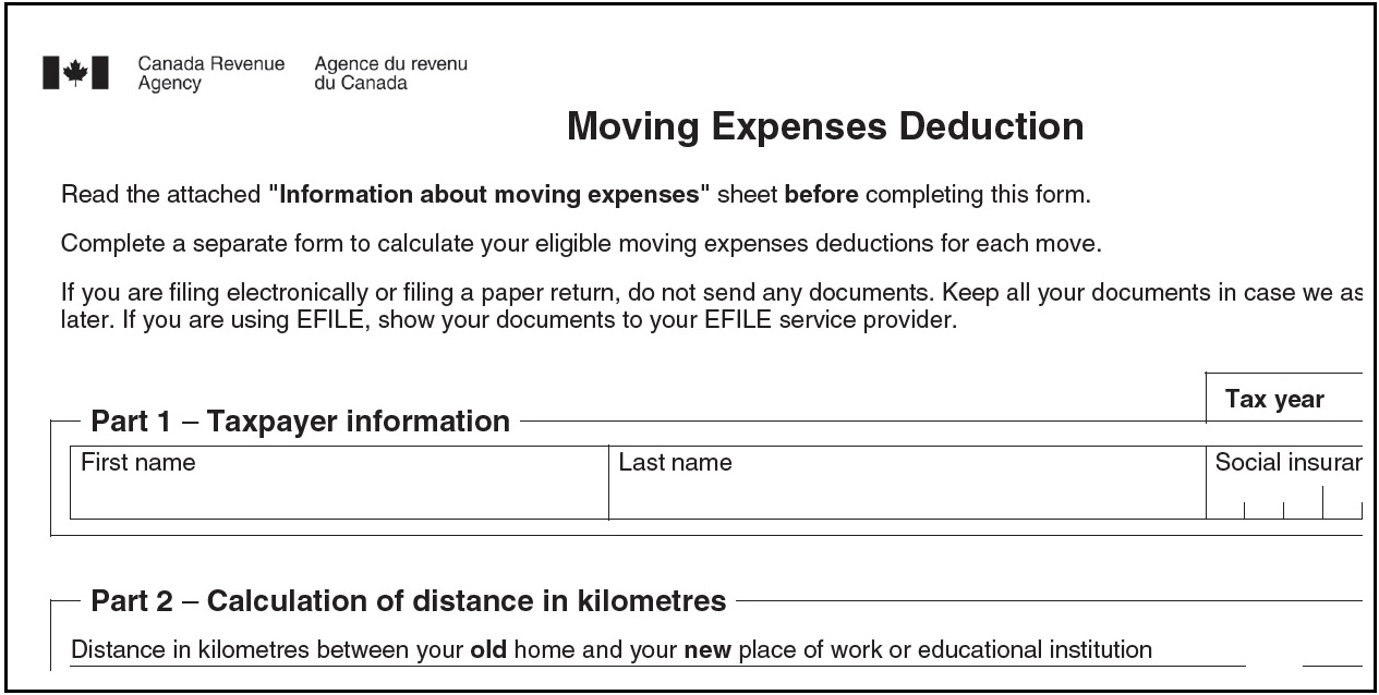 Moving Tax Deduction